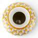 Danny's Fine Porcelain Home Decor Danny's Fine Porcelain Round Tissue Box Matted Gold Fishnet
