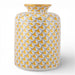 Danny's Fine Porcelain Home Decor Danny's Fine Porcelain Round Tissue Box Matted Gold Fishnet