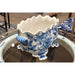Danny's Fine Porcelain Home Decor Danny's Fine Porcelain Scallop Edge Porcelain Oval Basin -Blue Birds 14166