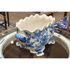 Danny's Fine Porcelain Home Decor Danny's Fine Porcelain Scallop Edge Porcelain Oval Basin -Blue Birds 14166