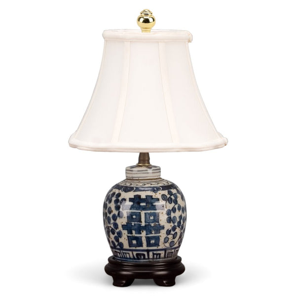 Danny's Fine Porcelain Home Decor Danny's Fine Porcelain Small Ball Jar Lamp- Classic Double Happiness