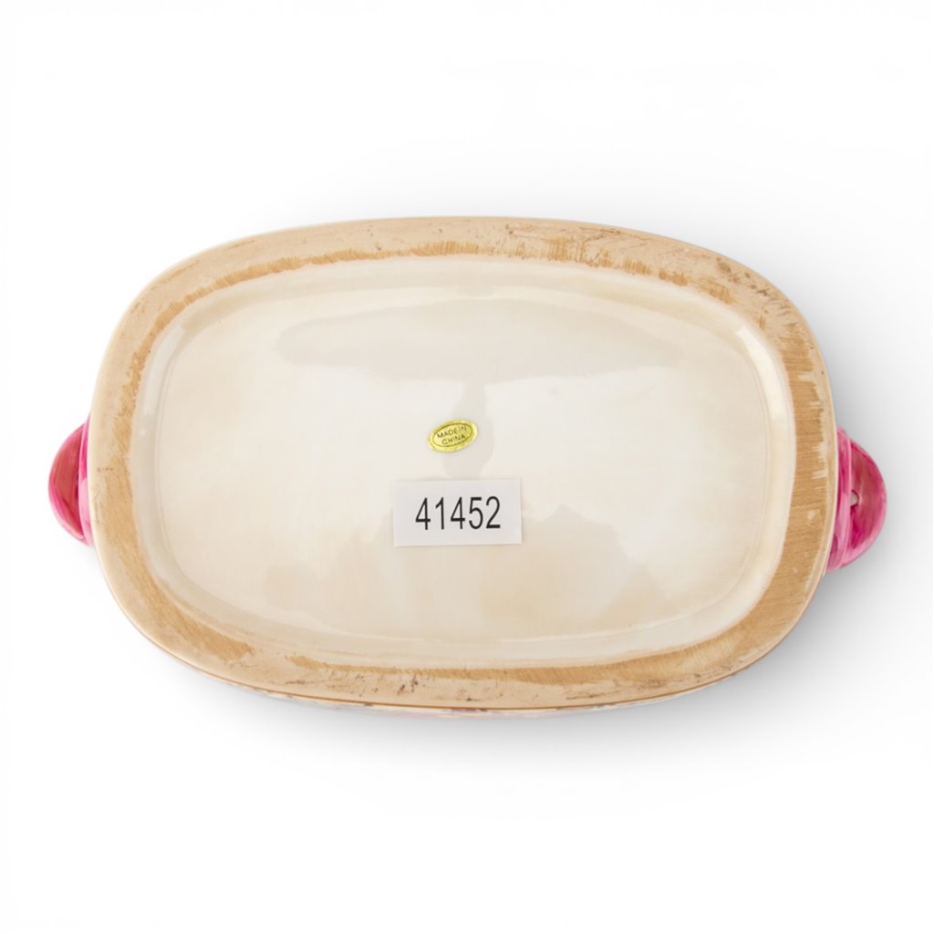 Danny's Fine Porcelain Home Decor Danny's Fine Porcelain Small Oval Footbath with Handle- Tobacco Leaf Small Size – Tobacco Leaf
