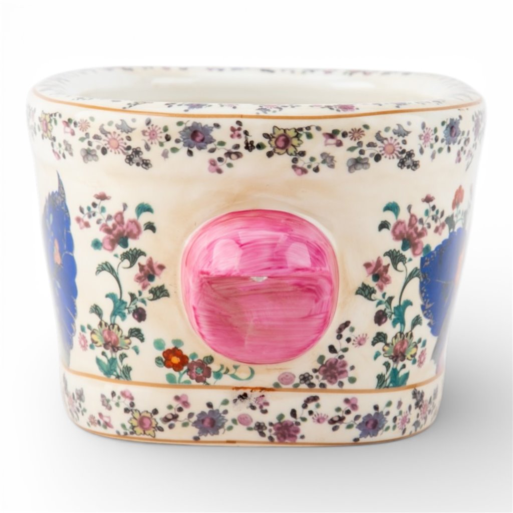 Danny's Fine Porcelain Home Decor Danny's Fine Porcelain Small Oval Footbath with Handle- Tobacco Leaf Small Size – Tobacco Leaf