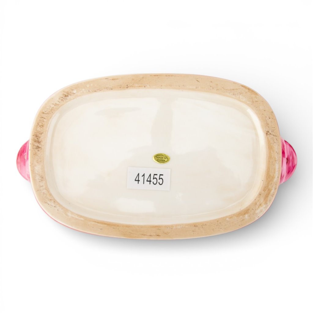 Danny's Fine Porcelain Home Decor Danny's Fine Porcelain Small Oval Foothbath Rose Medallion Small Size – Rose Medallion Porcelain