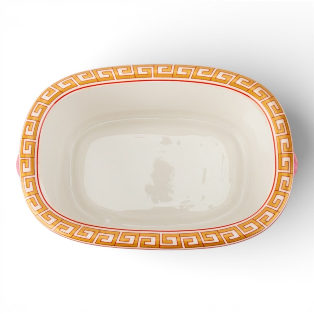 Danny's Fine Porcelain Home Decor Danny's Fine Porcelain Small Oval Foothbath Rose Medallion Small Size – Rose Medallion Porcelain