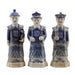 Danny's Fine Porcelain Home Decor Danny's Fine Porcelain SMALL SET OF 3 MEN(BLUE AND WHITE) 41273