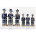 Danny's Fine Porcelain Home Decor Danny's Fine Porcelain SMALL SET OF 3 MEN(BLUE AND WHITE) 41273