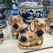 Danny's Fine Porcelain Home Decor Danny's Fine Porcelain Small Staffordshire Bunny Hares- Blue - Pair
