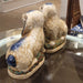 Danny's Fine Porcelain Home Decor Danny's Fine Porcelain Small Staffordshire Bunny Hares- Blue - Pair