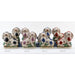 Danny's Fine Porcelain Home Decor Danny's Fine Porcelain Small Staffordshire Bunny Hares- Blue - Pair