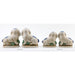 Danny's Fine Porcelain Home Decor Danny's Fine Porcelain Small Staffordshire Bunny Hares- Blue - Pair