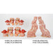 Danny's Fine Porcelain Home Decor Danny's Fine Porcelain Smaller Pair of Lucky Foo Dog-Vermillion Waves