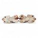 Danny's Fine Porcelain Home Decor Danny's Fine Porcelain Smaller Pair of Lucky Foo Dog-Vermillion Waves