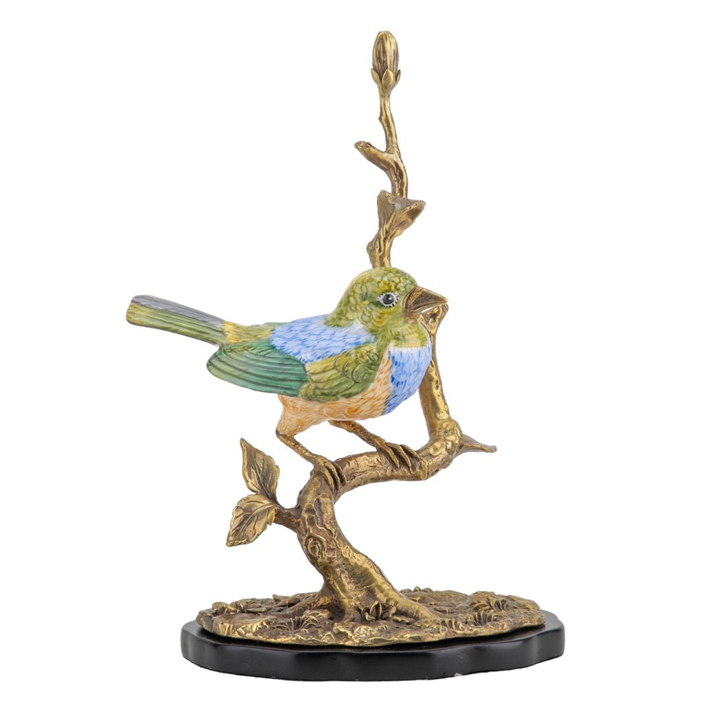 Danny's Fine Porcelain Home Decor Danny's Fine Porcelain Song Bird With Bronze 61003