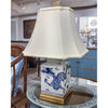 Danny's Fine Porcelain Lighting Danny's Fine Porcelain Square Lidded Jar Lamp - Dragon - Brass Base (122-13-Be) 50784-LG
