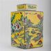 Danny's Fine Porcelain Home Decor Danny's Fine Porcelain Square Lidded Jar Yellow Children Playing 51178