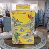 Danny's Fine Porcelain Home Decor Danny's Fine Porcelain Square Lidded Jar Yellow Children Playing 51178