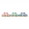 Danny's Fine Porcelain Home Decor Danny's Fine Porcelain Staffordshire Bunny Hares – Blue Fishnet (Pair)