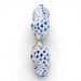 Danny's Fine Porcelain Home Decor Danny's Fine Porcelain Staffordshire Bunny Hares – Blue Fishnet (Pair)