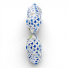 Danny's Fine Porcelain Home Decor Danny's Fine Porcelain Staffordshire Bunny Hares – Blue Fishnet (Pair)