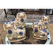 Danny's Fine Porcelain Home Decor Danny's Fine Porcelain Staffordshire Bunny Hares- Blue - Pair
