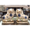Danny's Fine Porcelain Home Decor Danny's Fine Porcelain Staffordshire Bunny Hares- Blue - Pair
