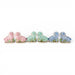 Danny's Fine Porcelain Home Decor Danny's Fine Porcelain Staffordshire Bunny Hares – Teal Fishnet (Pair)