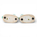 Danny's Fine Porcelain Home Decor Danny's Fine Porcelain Staffordshire Bunny Hares – Teal Fishnet (Pair)