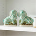 Danny's Fine Porcelain Home Decor Danny's Fine Porcelain Staffordshire Bunny Hares – Teal Fishnet (Pair)