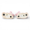 Danny's Fine Porcelain Home Decor Danny's Fine Porcelain Staffordshire Dogs – Pink Fishnet (Special Edition)