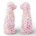 Danny's Fine Porcelain Home Decor Danny's Fine Porcelain Staffordshire Dogs – Pink Fishnet (Special Edition)