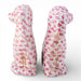 Danny's Fine Porcelain Home Decor Danny's Fine Porcelain Staffordshire Dogs – Pink Fishnet (Special Edition)