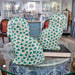 Danny's Fine Porcelain Home Decor Danny's Fine Porcelain Staffordshire Dogs – Teal Fishnet (Special Edition)