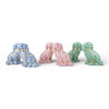 Danny's Fine Porcelain Home Decor Danny's Fine Porcelain Staffordshire Dogs – Teal Fishnet (Special Edition)