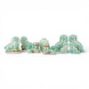 Danny's Fine Porcelain Home Decor Danny's Fine Porcelain Staffordshire Dogs – Teal Fishnet (Special Edition)