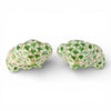 Danny's Fine Porcelain Home Decor Danny's Fine Porcelain Staffordshire Small Dog - Green Fishnet (Min 2 Pairs)