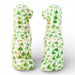 Danny's Fine Porcelain Home Decor Danny's Fine Porcelain Staffordshire Small Dog - Green Fishnet (Min 2 Pairs)