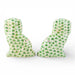 Danny's Fine Porcelain Home Decor Danny's Fine Porcelain Staffordshire Small Dog - Green Fishnet (Min 2 Pairs)