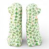 Danny's Fine Porcelain Home Decor Danny's Fine Porcelain Staffordshire Small Dog - Green Fishnet (Min 2 Pairs)