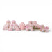 Danny's Fine Porcelain Home Decor Danny's Fine Porcelain Staffordshire Small Dog - Pink Fishnet (Min 2 Pairs)