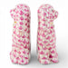 Danny's Fine Porcelain Home Decor Danny's Fine Porcelain Staffordshire Small Dog - Pink Fishnet (Min 2 Pairs)