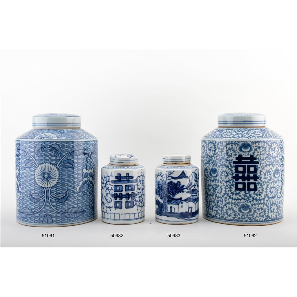 Danny's Fine Porcelain Home Decor Danny's Fine Porcelain Tea Jar 50162