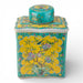 Danny's Fine Porcelain Home Decor Danny's Fine Porcelain Tea Jar-Green Yellow Flower Bird