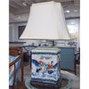 Danny's Fine Porcelain Lighting Danny's Fine Porcelain Tea Jar Lamp - Multi-Color Lady Garden (Shade: 111-19-Be) 50979-L
