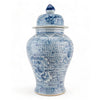 Danny's Fine Porcelain Home Decor Danny's Fine Porcelain Temple Jar Blue And White Flower 51114