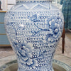 Danny's Fine Porcelain Home Decor Danny's Fine Porcelain Temple Jar Blue And White Flower 51114