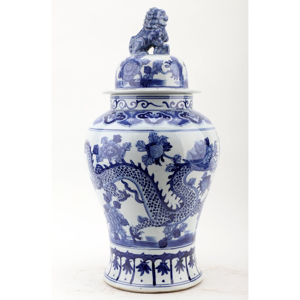 Danny's Fine Porcelain Home Decor Danny's Fine Porcelain Temple Jar - Dragons 50807
