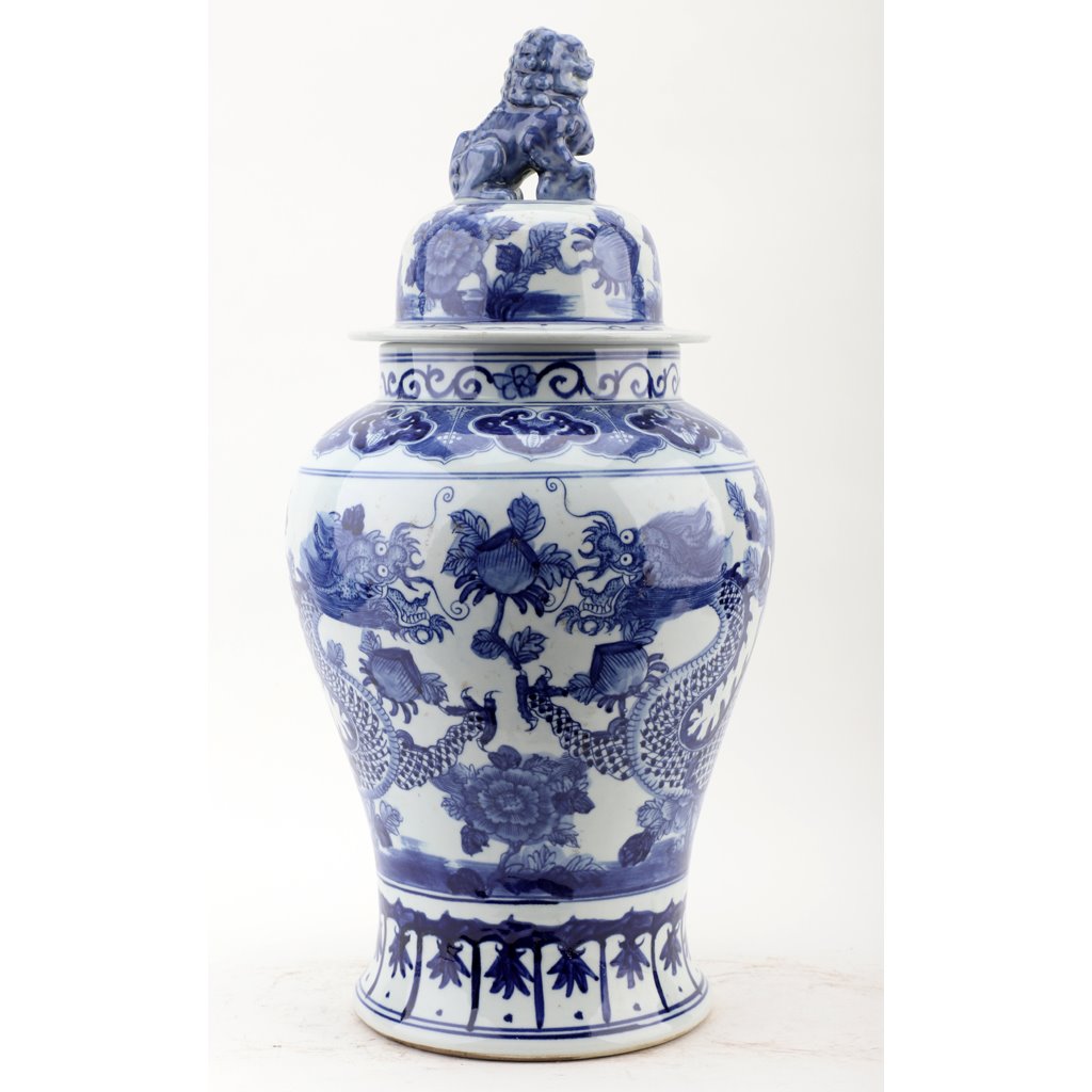 Danny's Fine Porcelain Home Decor Danny's Fine Porcelain Temple Jar - Dragons 50807