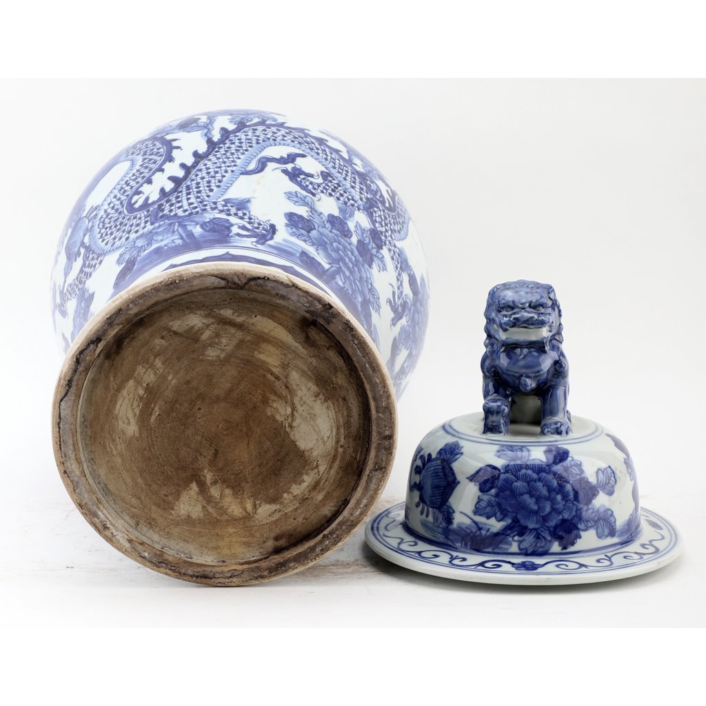 Danny's Fine Porcelain Home Decor Danny's Fine Porcelain Temple Jar - Dragons 50807