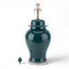Danny's Fine Porcelain Home Decor Danny's Fine Porcelain Temple Jar Lamp - Peacock Green[2-847-19] Elegant Peacock Green Porcelain